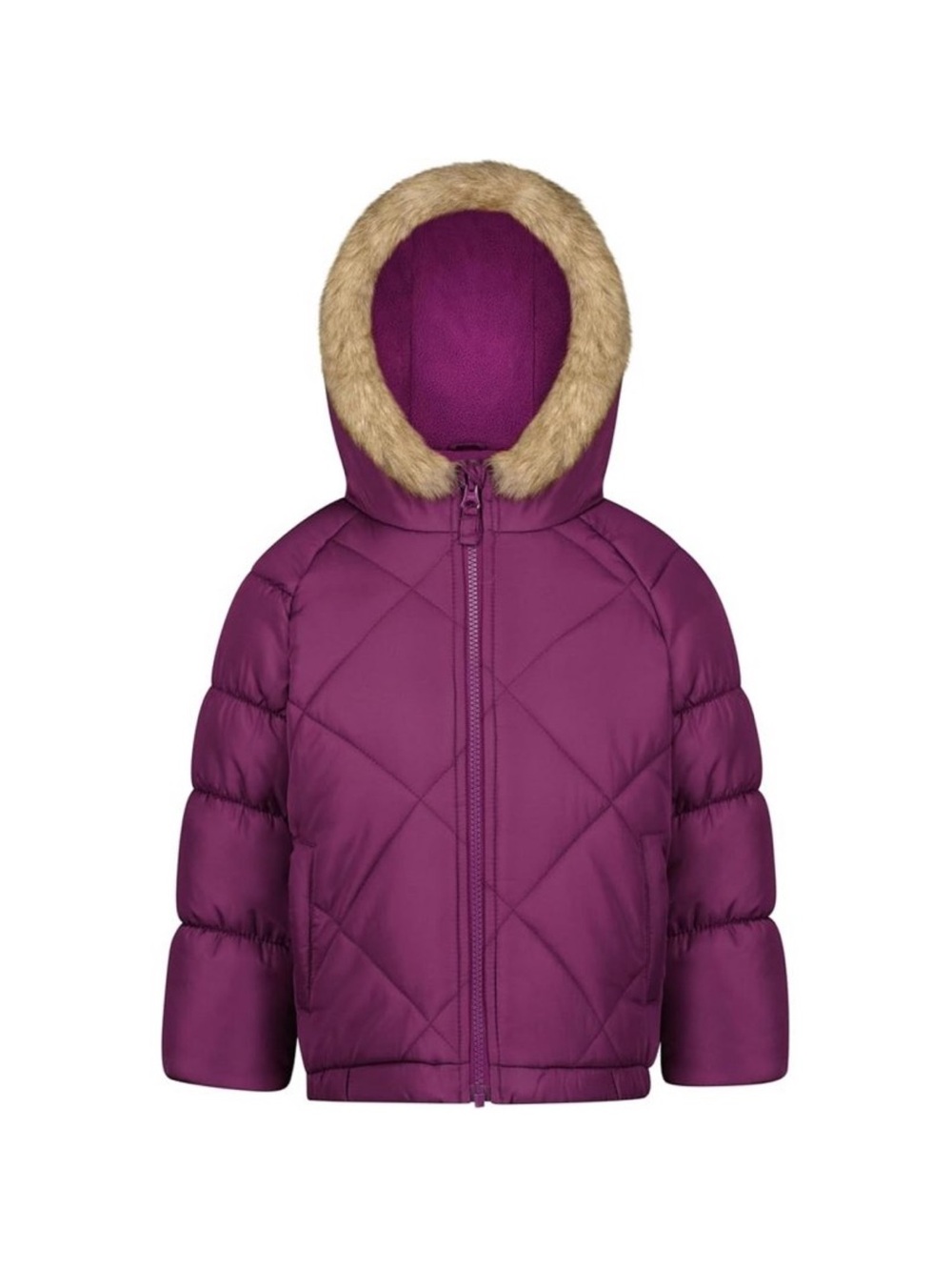 NWT OshKosh Girls 6X Ski Jacket Snow Bib Set Dark Berry - Picture 2 of 7